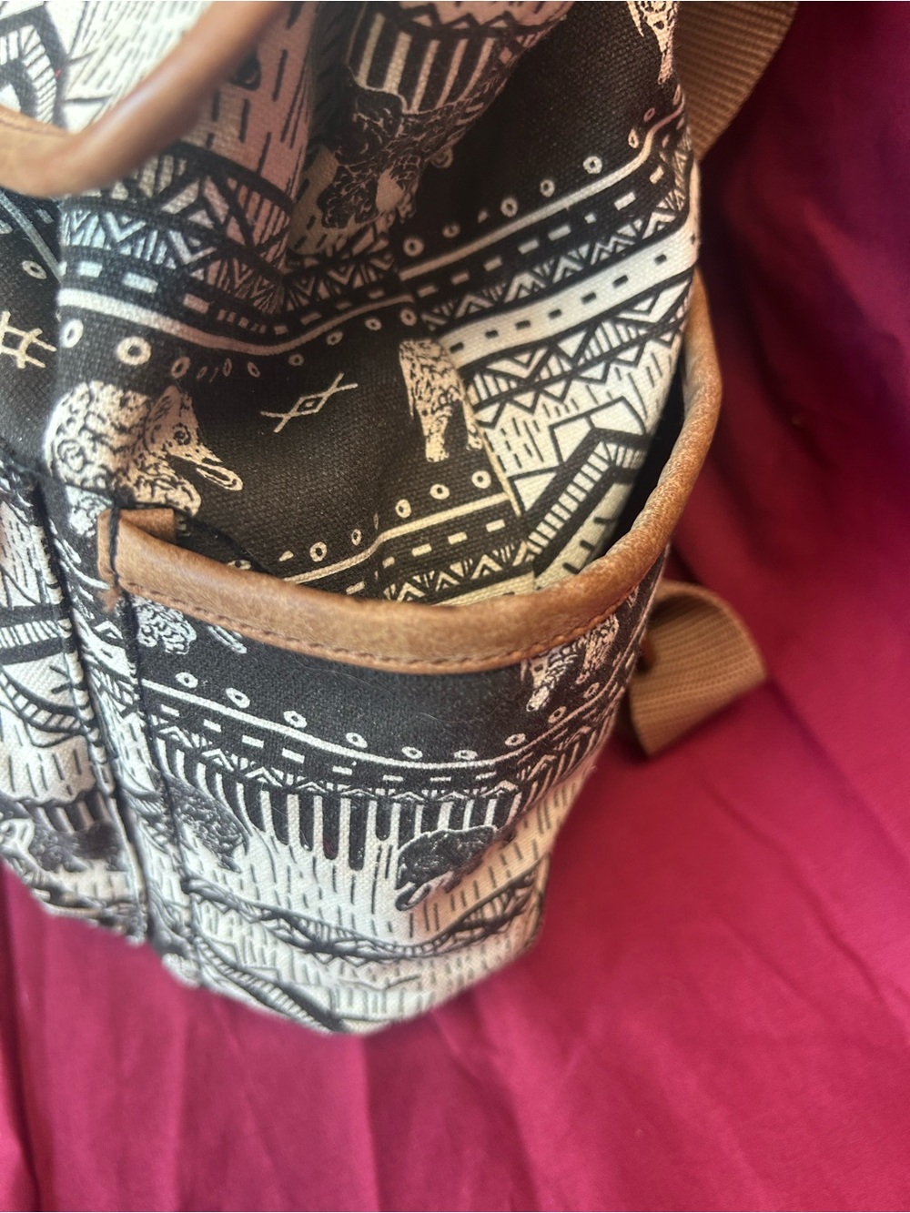 Elephant Drawstring Backpack - Picture 4 of 11